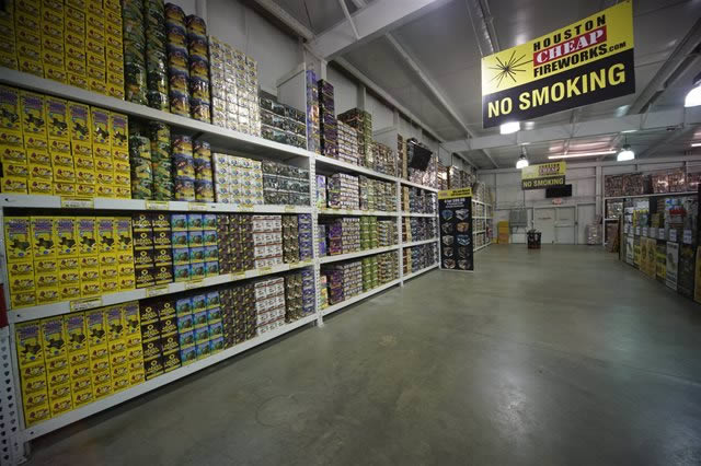 Fireworks Products at Warehouse