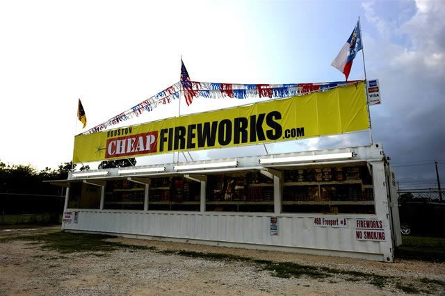 Houston Cheap Fireworks Mega Stand
