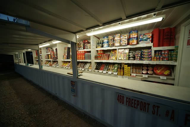 Houston Fireworks Stand Inventory